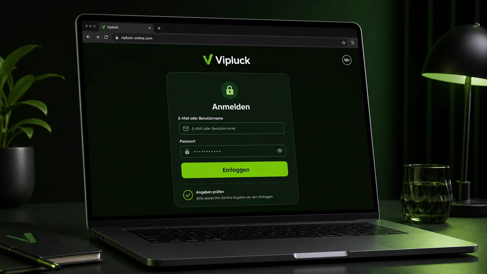 So funktioniert der Vipluck Casino Login