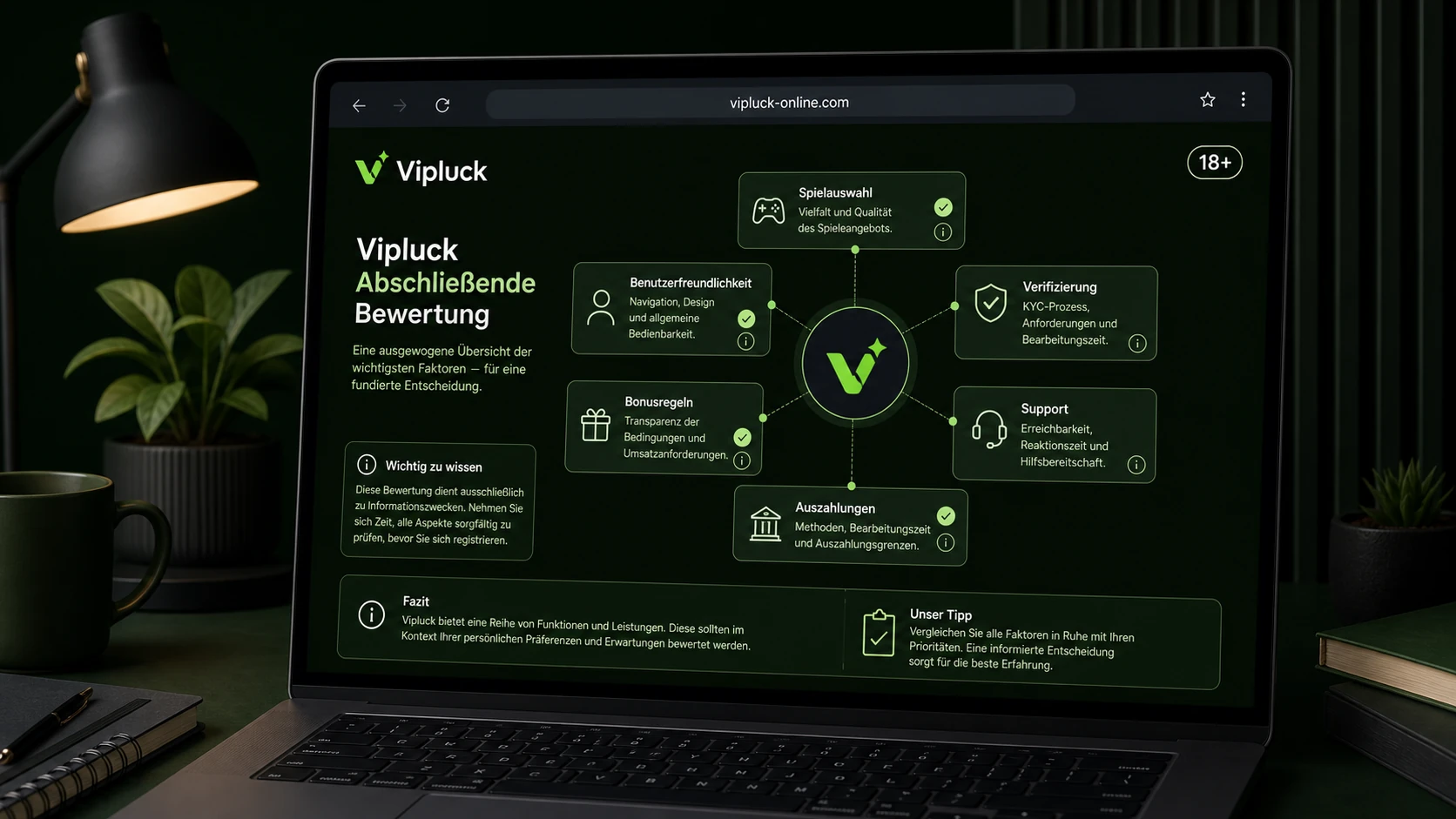 Fazit zur Vipluck Bewertung